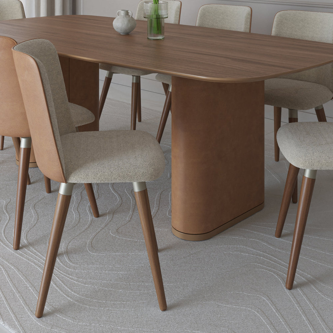 5 Benefícios de uma Cadeira Giratória na Sala de Jantar - Província