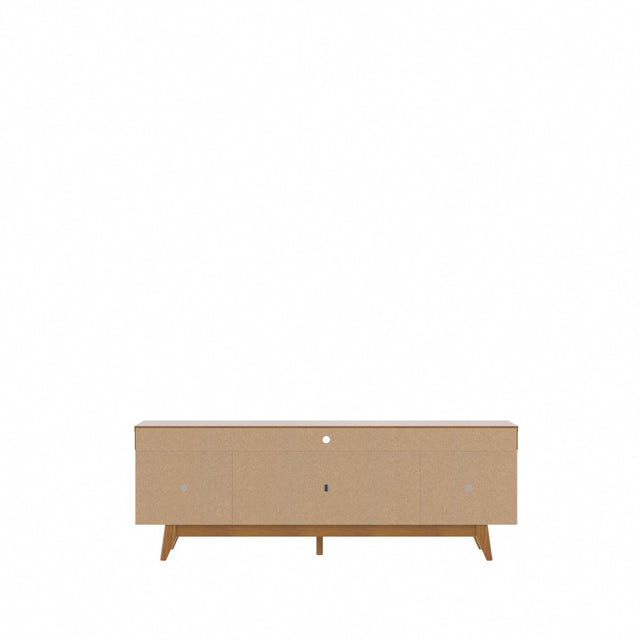 Rack Flynt ST - Off White Gloss/ Natural 185 cm /  Outlet