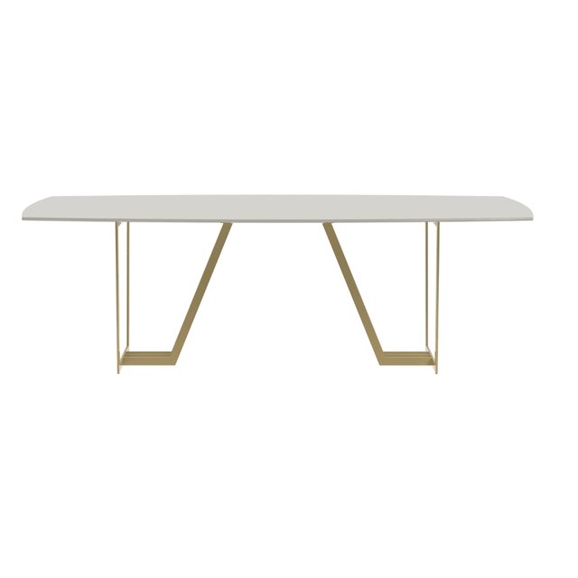 Mesa de Jantar Albany Dourado - 240 cm / Outlet