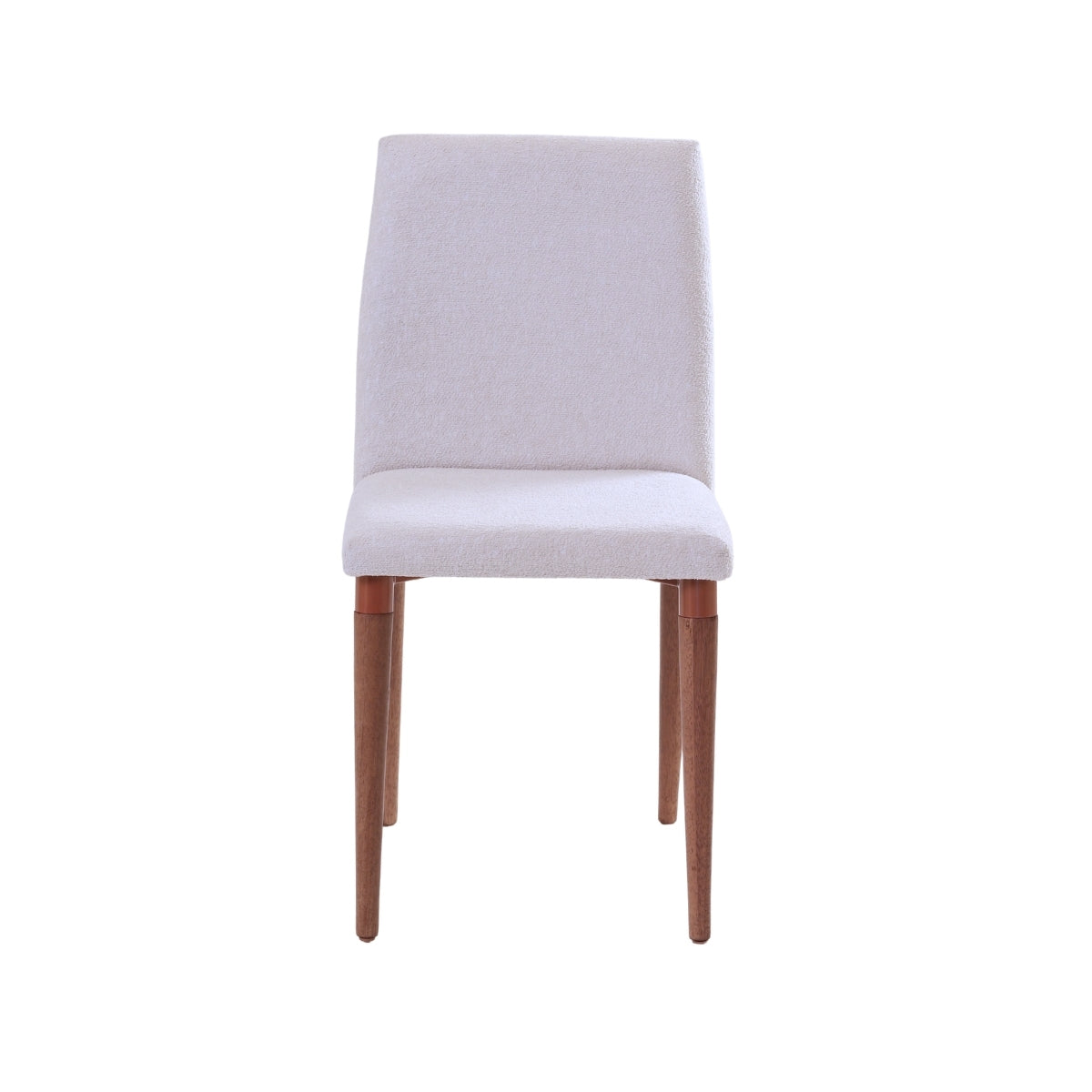 Cadeira de Madeira Maciça Liv Natural com Bouclé Montecarlo