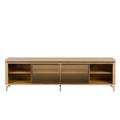 Rack para TVs até 75 Polegadas 100% MDF 1 Porta com Vidro Reflecta Lincoln Float 169cm
