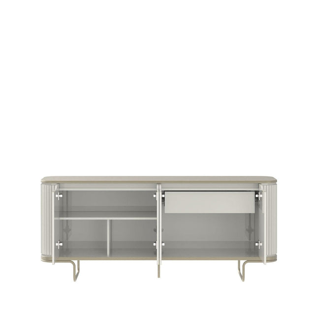 Buffet Liege 178 cm - Off White Fosco c/ Champanhe