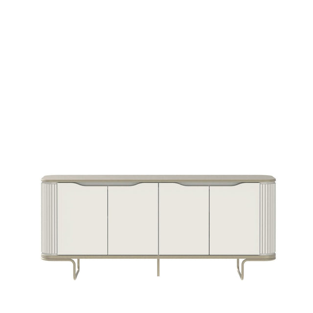 Buffet Liege 178 cm - Off White Fosco c/ Champanhe