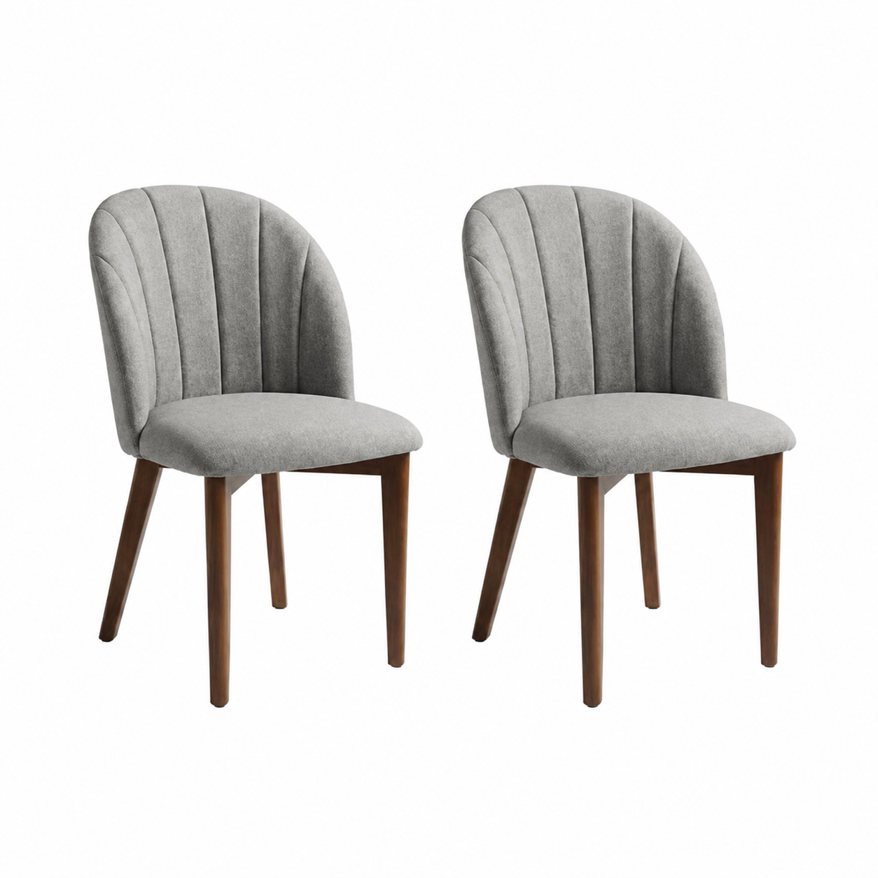 Conjunto de 2 Cadeiras de Madeira Maciça Donatella