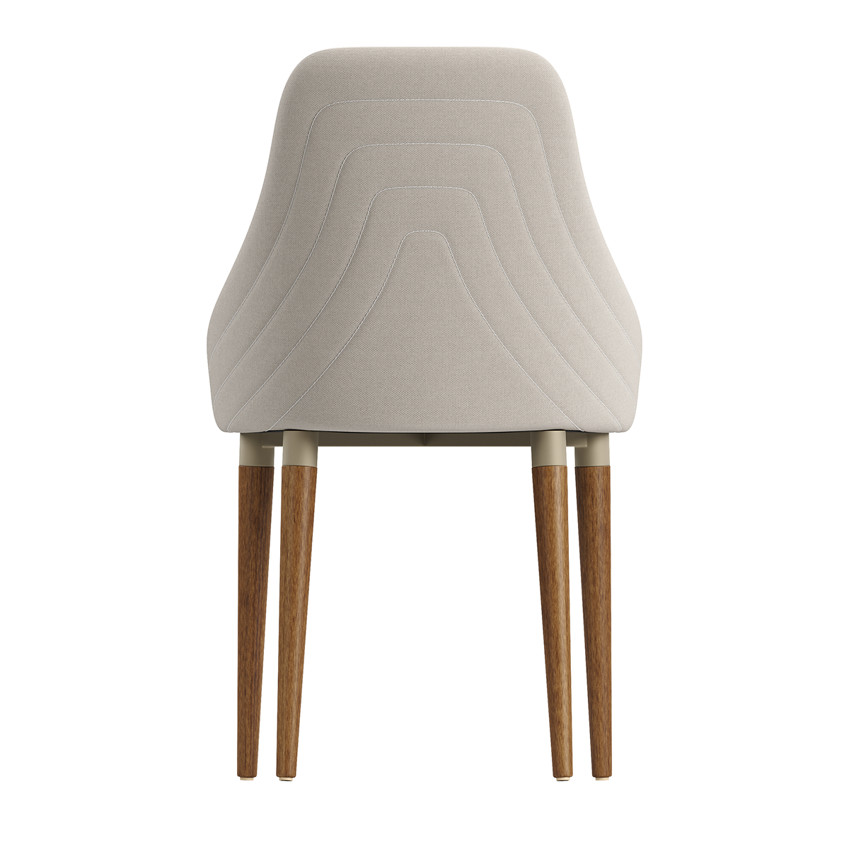 Conjunto de 4 Cadeiras de Madeira Maciça Evelyn