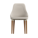 Conjunto de 4 Cadeiras de Madeira Maciça Evelyn