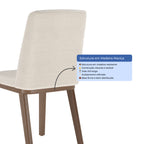 Conjunto de 4 Cadeiras de Madeira Maciça Kalina