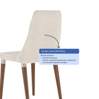 Conjunto de 4 Cadeiras de Madeira Maciça Loren