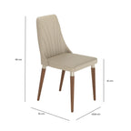 Conjunto de 4 Cadeiras de Madeira Maciça Loren