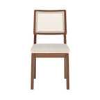 Conjunto de 4 Cadeiras de Madeira Maciça Saga Palhinha