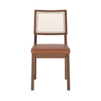 Conjunto de 4 Cadeiras de Madeira Maciça Saga Palhinha