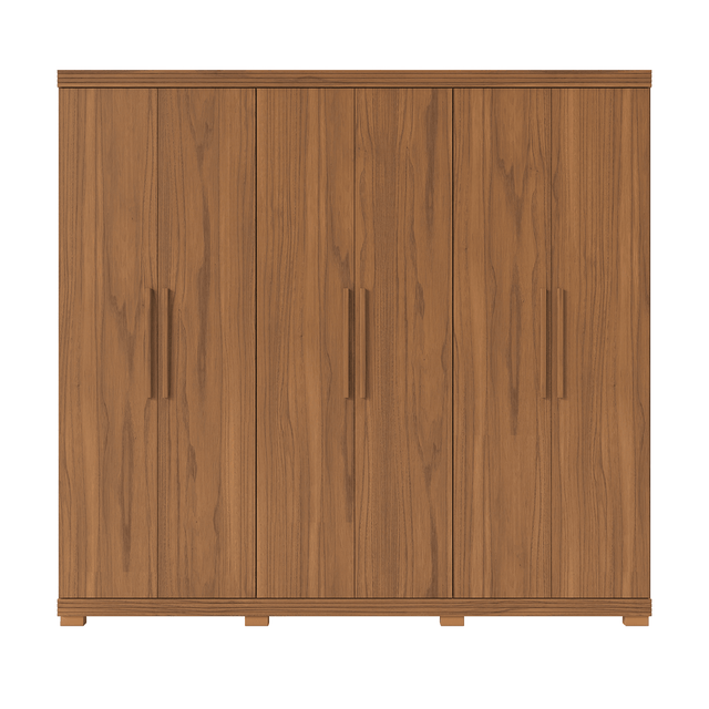 Guarda-Roupa 100% MDF Casal 6 portas Memphis - 246 cm