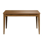 Mesa de Jantar Retangular 4 Lugares Addar 135cm Natural com Canella
