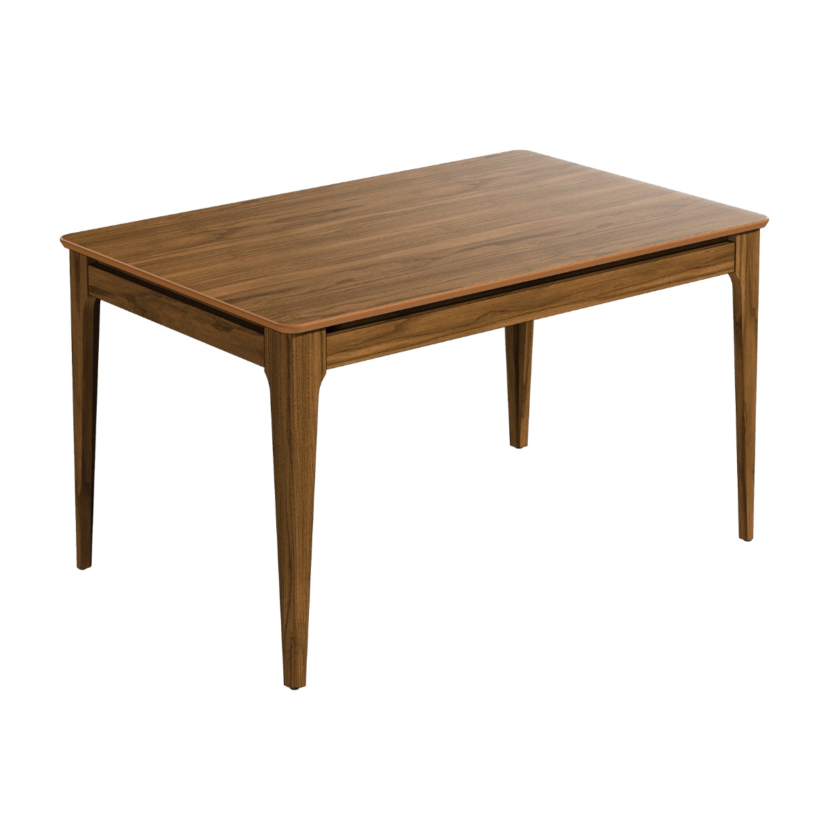 Mesa de Jantar Retangular 4 Lugares Addar 135cm Natural com Canella