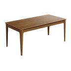 Mesa de Jantar Retangular 6 Lugares Addar 160cm Natural com Canella