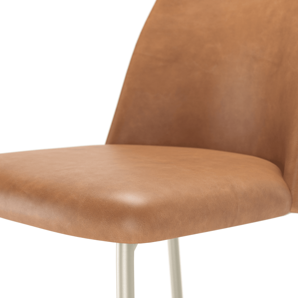 Banqueta Alta de Aço Lucille - Champanhe - Província - Banquetas