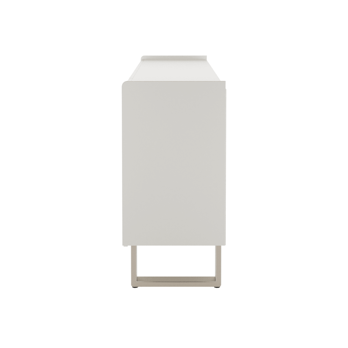 Buffet Arcadia 137 cm - Off White Fosco c/ Champanhe - Província - Buffet