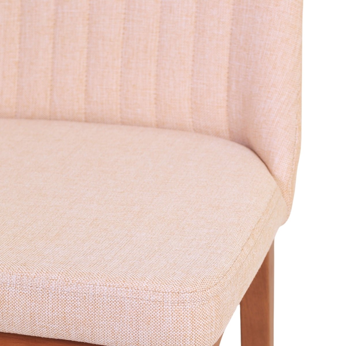 Cadeira de Madeira Maciça Elsie Natural com Alpha 72 - Província - Cadeiras de Jantar