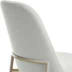 Conjunto c/ 2 Cadeiras de Aço Lucille - Champanhe / Linked 02 - Província - Cadeiras de Jantar