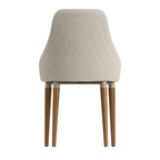 Conjunto c/ 2 Cadeiras de Madeira Evelyn Champanhe - Província - Cadeiras de Jantar