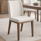 Conjunto de 2 Cadeiras de Madeira Maciça Kalina Natural com Soft Palha