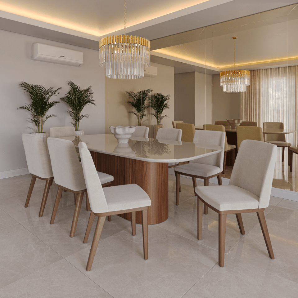 Conjunto de 2 Cadeiras de Madeira Maciça Kalina Natural com Soft Palha