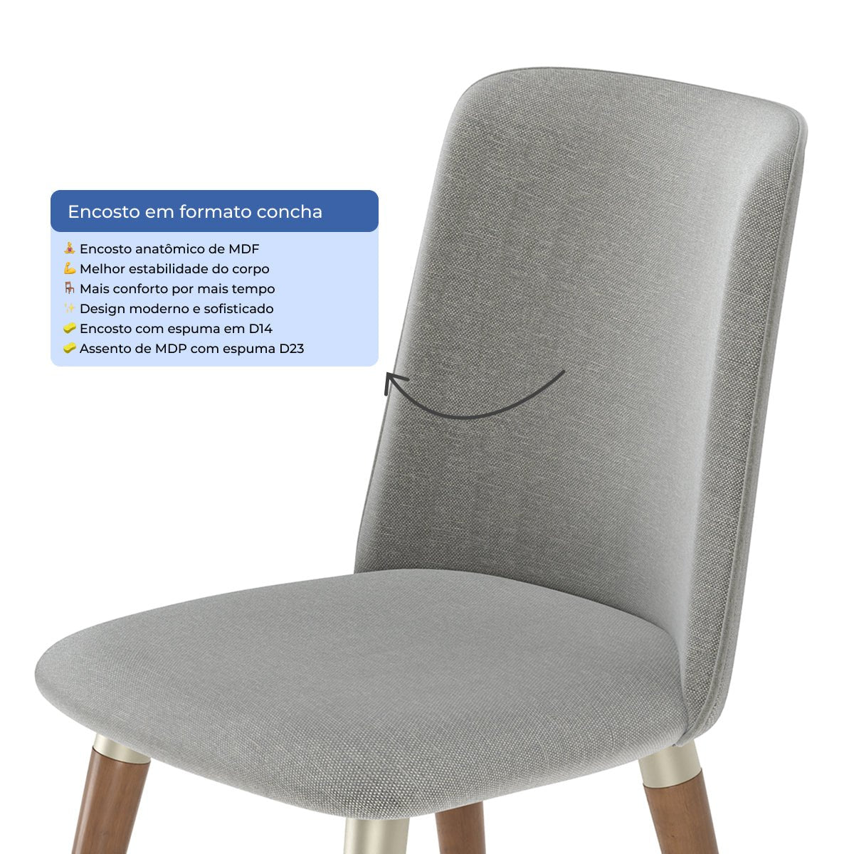 Conjunto de 2 Cadeiras de Madeira Maciça Dakota - Província - Cadeiras de Jantar