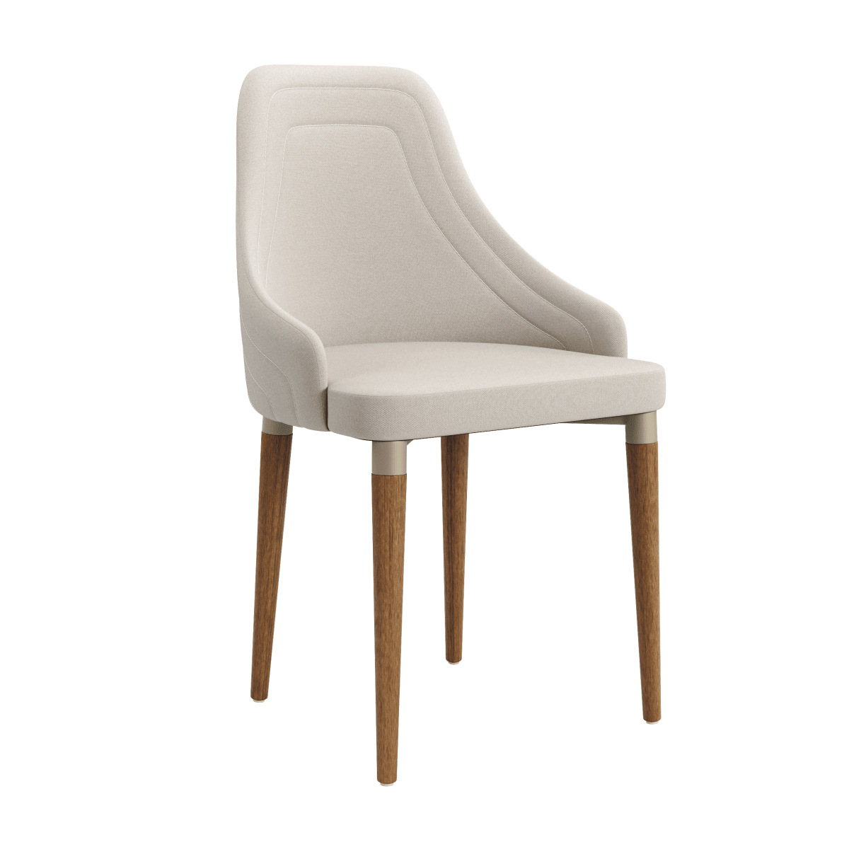 Conjunto de 2 Cadeiras de Madeira Maciça Evelyn - Província - Cadeiras de Jantar