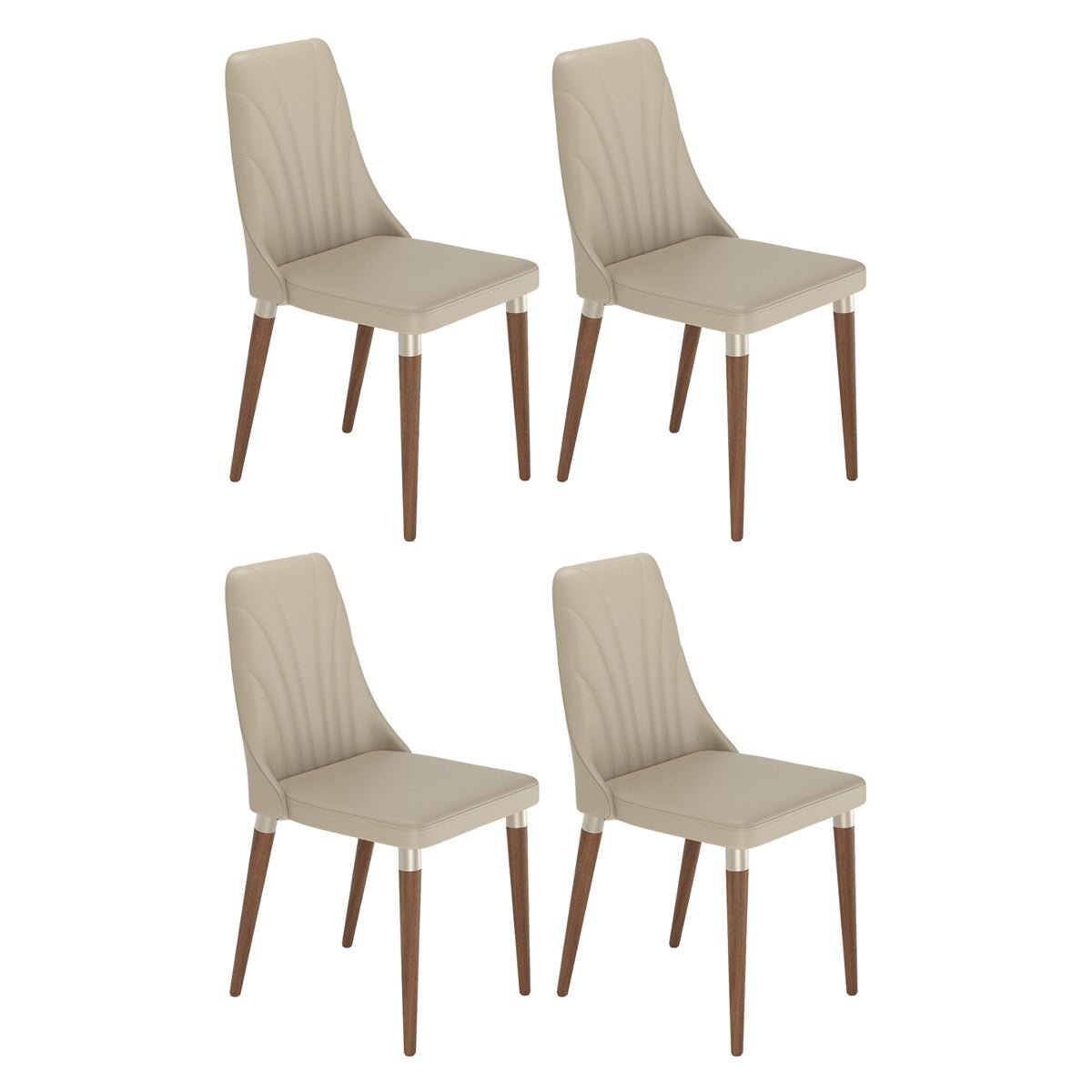 Conjunto de 4 Cadeiras de Madeira Maciça Loren - Província - 