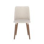 Conjunto de 4 Cadeiras Giratórias de Madeira Maciça Dakota - Província - 