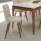 Conjunto de 6 Cadeiras de Madeira Maciça Dakota - Província - 