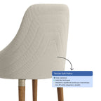 Conjunto de 6 Cadeiras de Madeira Maciça Evelyn - Província - 