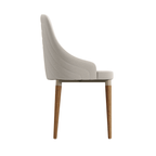 Conjunto de 6 Cadeiras de Madeira Maciça Evelyn - Província - 