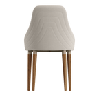 Conjunto de 6 Cadeiras de Madeira Maciça Evelyn - Província - 