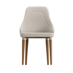 Conjunto de 6 Cadeiras de Madeira Maciça Evelyn - Província - 