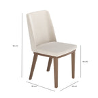 Conjunto de 6 Cadeiras de Madeira Maciça Kalina - Província - 