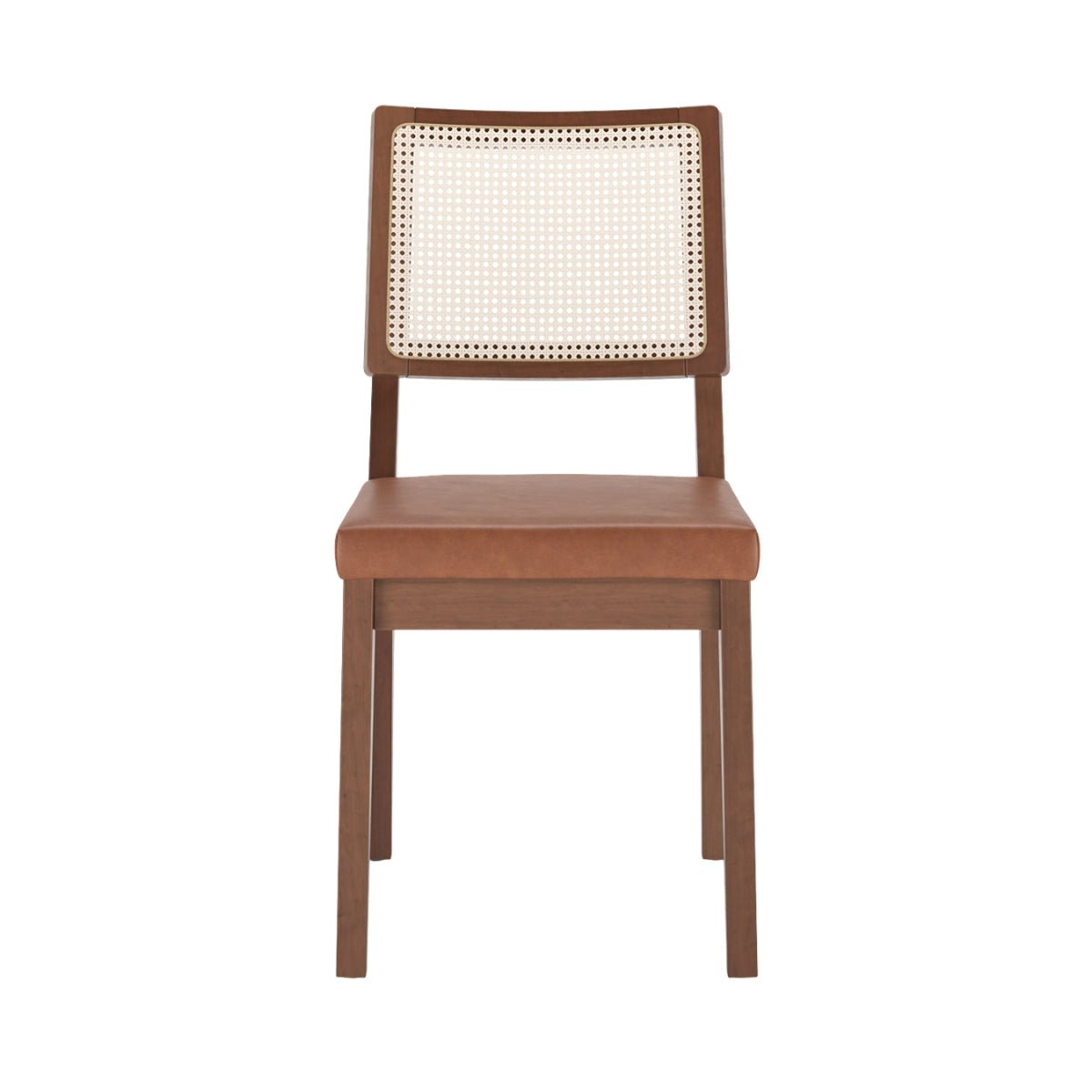 Conjunto de 6 Cadeiras de Madeira Maciça Saga Palhinha - Província - 