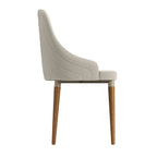 Conjunto de 8 Cadeiras de Madeira Maciça Evelyn - Província - 