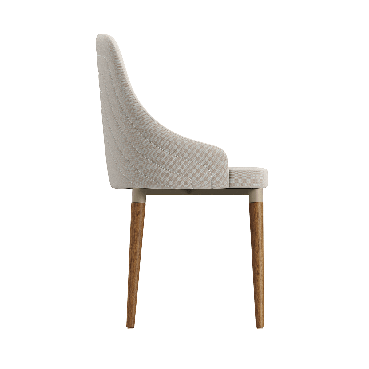 Conjunto de 8 Cadeiras de Madeira Maciça Evelyn - Província - 