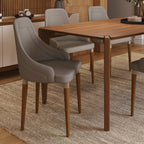 Conjunto de 8 Cadeiras de Madeira Maciça Evelyn - Província - 