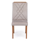 Conjunto de 8 Cadeiras de Madeira Maciça Megan - Província - 