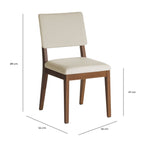 Conjunto de 8 Cadeiras de Madeira Maciça New Ella - Província - 