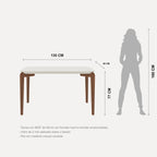 Conjunto de Jantar Mesa Retangular com Vidro Donatella 4 Cadeiras Kalina - Província - Mesa 4 Cadeiras