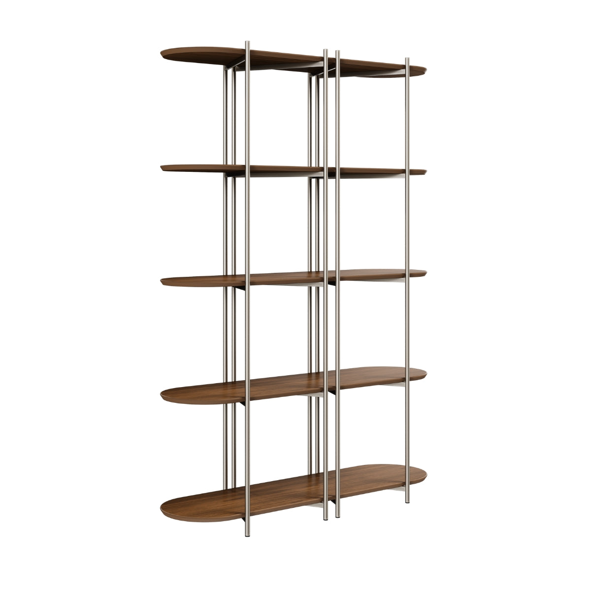 Estante 5 Prateleiras Aço com MDF Enya 135cm