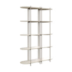 Estante 5 Prateleiras Aço com MDF Enya 135cm