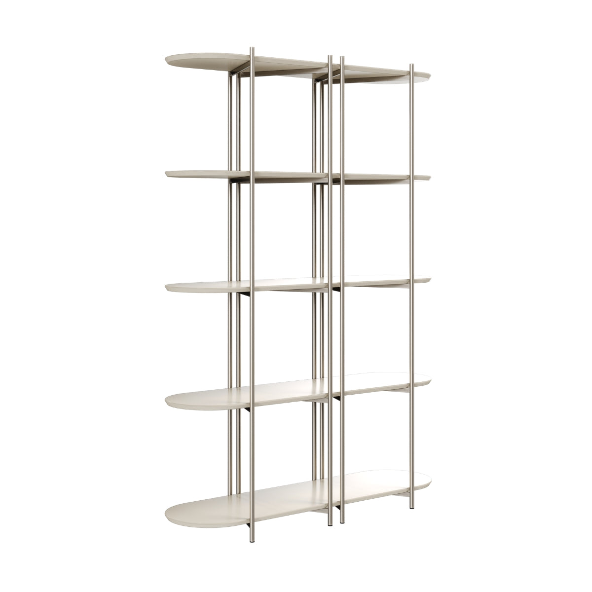 Estante 5 Prateleiras Aço com MDF Enya 135cm