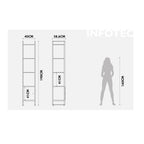 Estante com 1 Porta Voss 40 cm - Freijó c/ Champanhe - Província - Estante