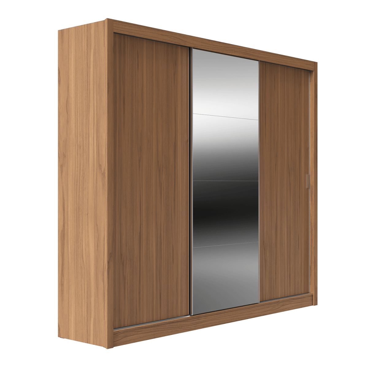 Guarda - Roupa 100% MDF Montclair 3 portas de correr com gavetas Ele/Ela - 275 cm - Província - Guarda - roupas