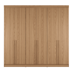 Guarda - Roupa Casal 6 Portas 4 Gavetas Lazzaro 231cm Preto - Província - Guarda - roupas