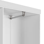 Guarda Roupa Solteiro 4 Portas Renzo 135cm Branco - Província - Guarda - roupas
